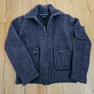 Pandemonium Little Kids Brown 95% Lambwool Coat Size Medium